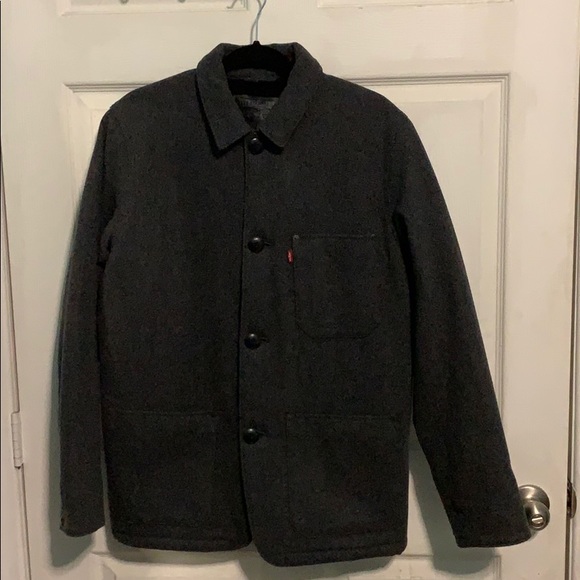 levis engineer jacket black